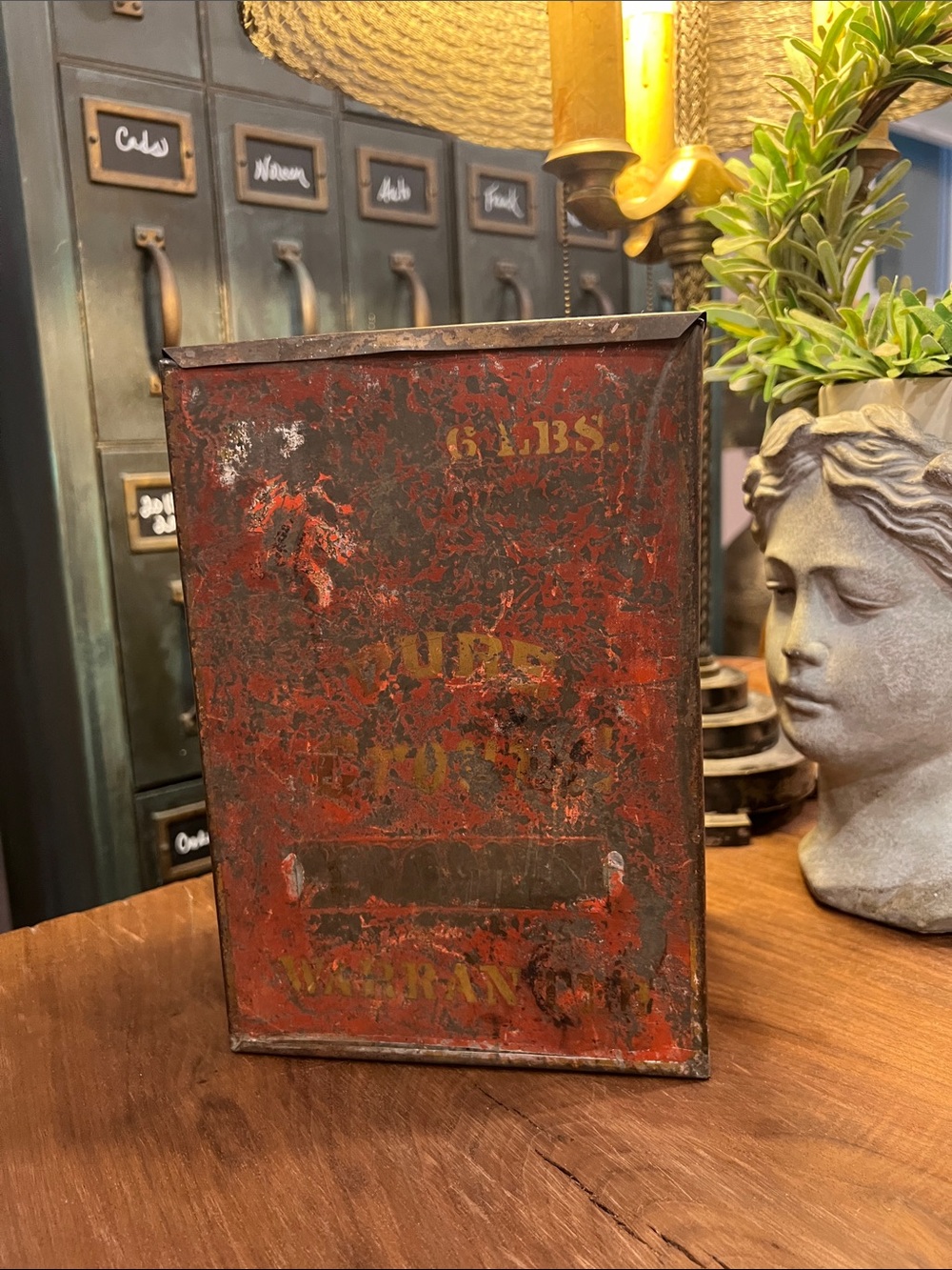 Vintage Institutional Spice Tin